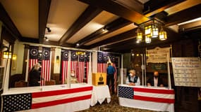Le bureau de vote à Dixville Notch 