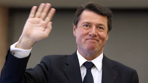 Le député-maire de Nice Christian Estrosi, le 4 avril 2014 à Nice.