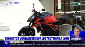 600 motos verbalisées sur les trottoirs à Lyon