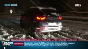 Neige en Haute-Loire: "Pas de retour à la normale sur les routes avant la fin de matinée" 