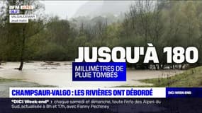 Tempête Aline: les rivières ont débordé dans les vallées du Champsaur-Valgaudemar