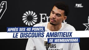 NBA : L'ambitieux discours de Wembanyama après ses 40 points contre les NBA