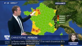 La météo pour ce vendredi 15 juin 2018