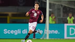 Samuele Ricci lors du match Torino-Roma (0-2, Serie A), le 25 mai 2025