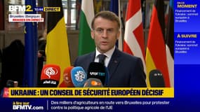 Emmanuel Macron : "On trouvera une solution pour donner de la visibilité à l'Ukraine"