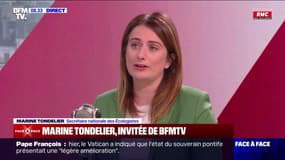 Guerre en Ukraine: "Donald Trump ne négocie pas avec Poutine: il est en train de s'aligner sur ses positions", estime Marine Tondelier