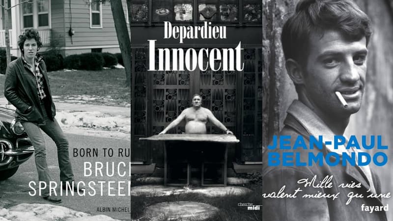 Trois géants ont sorti une autobiographie en cette fin d'année: Bruce Springsteen, Gérard Depardieu et Jean-Paul Belmondo.