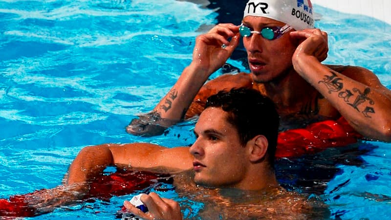 Florent Manaudou et Frédérick Bousquet