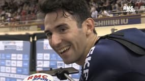 Cyclisme sur piste : "J'ai été poussé par le public, c'est incroyable", jubile Benjamin Thomas