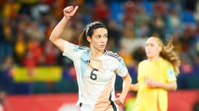 Aitana Bonmati avec l'Espagne lors d'un match de Ligue des nations féminine, février 2025