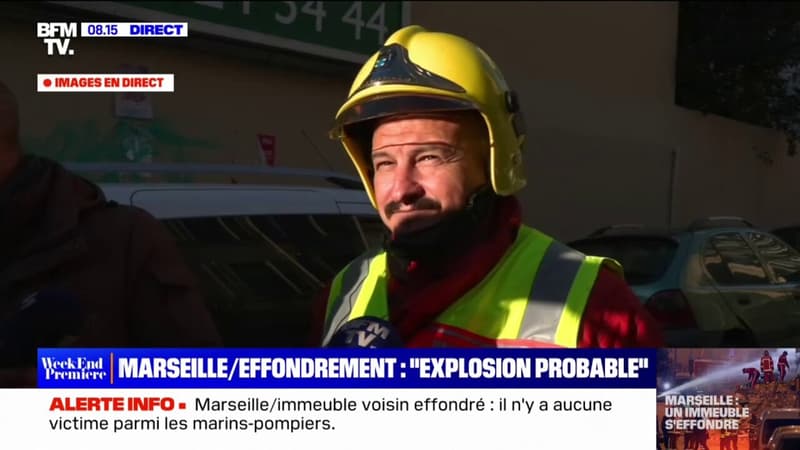 Effondrement à Marseille: 100 marins-pompiers sont mobilisés