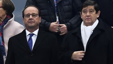 Le président de la République François Hollande et Patrick Kanner, le 11 novembre 2016.