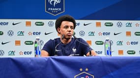 Jules Koundé, à Clairefontaine le 28 mai 2021