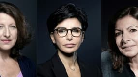 De gauche à droite: Agnès Buzyn, Rachida Dati et Anne Hidalgo