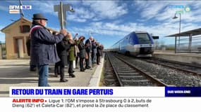 Vaucluse: le train de retour à Pertuis après quatre ans d'absence
