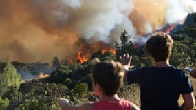 Incendie à Gignac (Hérault), le 26 juillet 2022