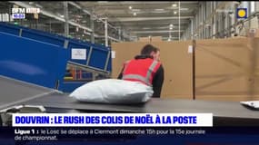 Douvrin: le rush des colis de Noël à la Poste