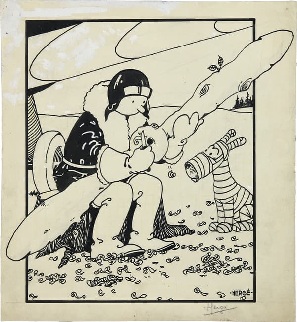 La première apparition de Tintin sur une couverture La première apparition de Tintin sur une couverture
