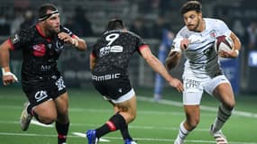 Ntamack lors de Lyon-Toulouse en Top 14