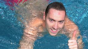 Jérémy Stravius, champion de natation français.