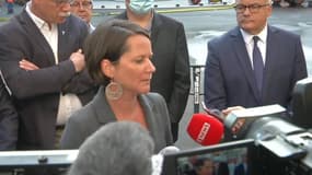 Pour la maire de Nantes Johanna Rolland, l'incendie de la cathédrale "ne semble pas pouvoir être comparé" à celui de 1972