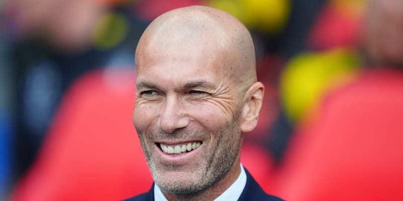 Zinédine Zidane à Wembley lors de la finale de la Ligue des champions le 1er juin 2024