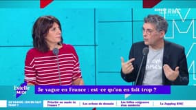 Est-ce qu'on en fait trop sur la 5ème vague : "Je ne pense pas qu'on en fasse trop, le ministre prévient." estime Thierry Moreau.