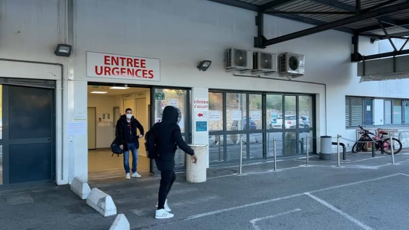Le service des urgences de l'hôpital de Fréjus.