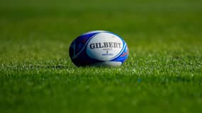 Une illustration d'un ballon de rugby   