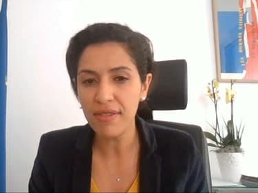 La secrétaire d'État Sarah El Haïry sur BFMTV, le 28 juillet 2021.