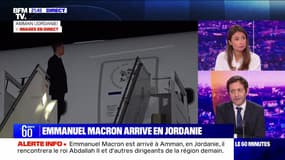 Emmanuel Macron arrive en Jordanie - 24/10