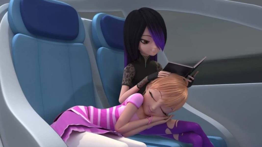 Juleka et Rose dans la série "Miraculous"