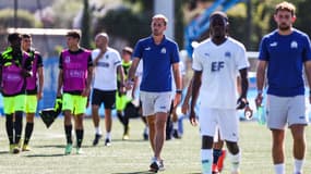Michaël Lebaillif, entraîneur de l'OM U19, à Marseille le 4 octobre 2022