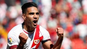 Radamel Falcao buteur lors de sa première avec le Rayo Vallecano