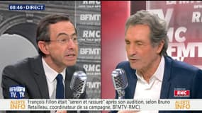 Bruno Retailleau face à Jean-Jacques Bourdin en direct