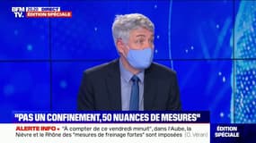 Le professeur Alexandre Mebazaa appelle les personnes de moins de 50 ans testées positives à "aller voir leur médecin généraliste"