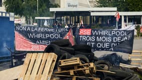 Entrée de l'usine Whirlpool d'Amiens (photo d'illustration)