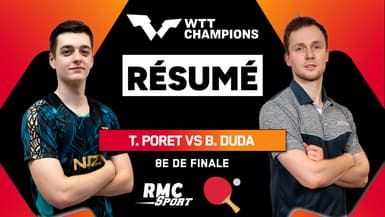 Résumé : Poret peut-il décrocher un ticket pour 1/4 de finale face au 8e mondial ? (WTT Champions Macao)