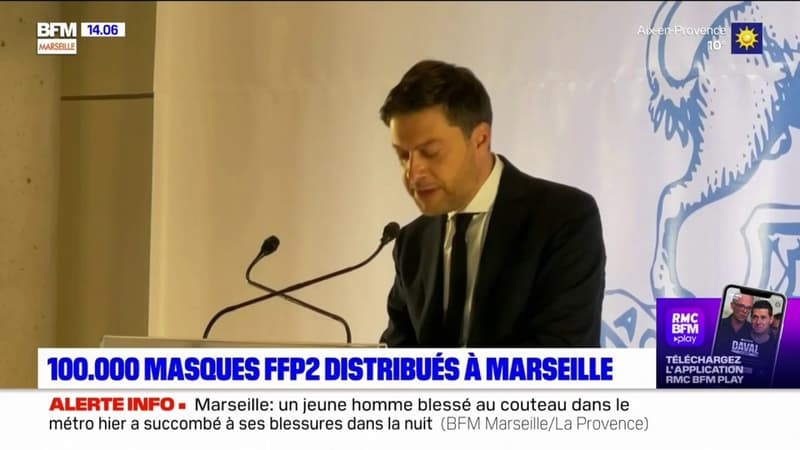 Marseille: 100.000 masques FFP2 distribués aux agents municipaux