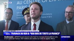 Travaux du RER B: "600 bus" déployés et "1000 chauffeurs mobilisés" pour assurer le dispositif de substitution 