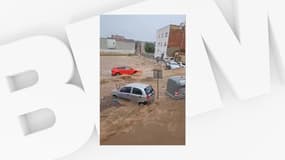 D'importantes inondations touchent le nord-est de l'Espagne, le 3 septembre 2023.