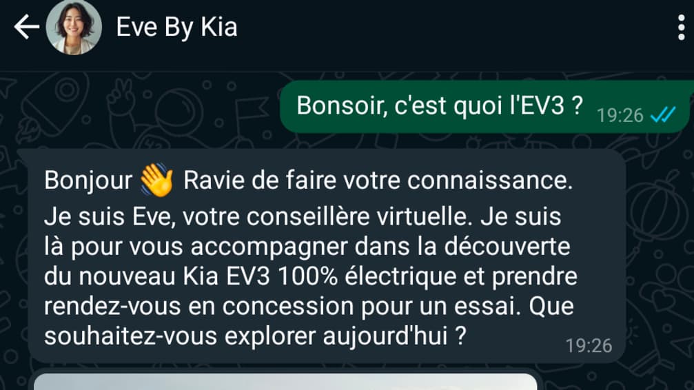 Un échange avec "EVE by Kia" sur la nouvelle EV3.