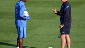 Rio Mavuba et Didier Deschamps