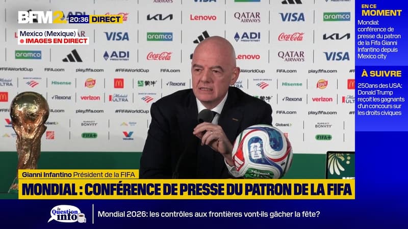 Mondial 2026: Gianni Infantino espère une grâce pr