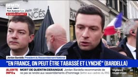 Mort de Quentin Deranque: "L'extrême gauche a tué", déplore Jordan Bardella