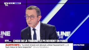 "Je me réjouis qu'il y ait un premier pas des socialistes vers un peu plus de liberté vis-à-vis des Insoumis", confie Bruno Retailleau 