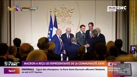 Macron a reçu les représentants de la communauté juive
