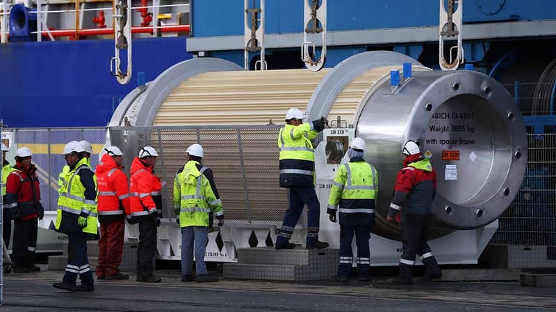 7 tonnes de déchets radioactifs dans un train pour la Suisse.
