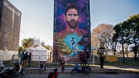 La fresque de Lionel Messi à Rosario