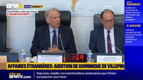 Guerre commerciale: "Nous avons intérêt à rester fidèle à nos principes", estime Dominique De Villepin